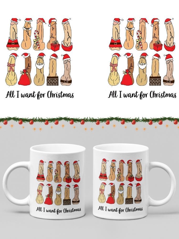 een ware foute kerst mok, de meeste foute kerst mok voor de feestdagen