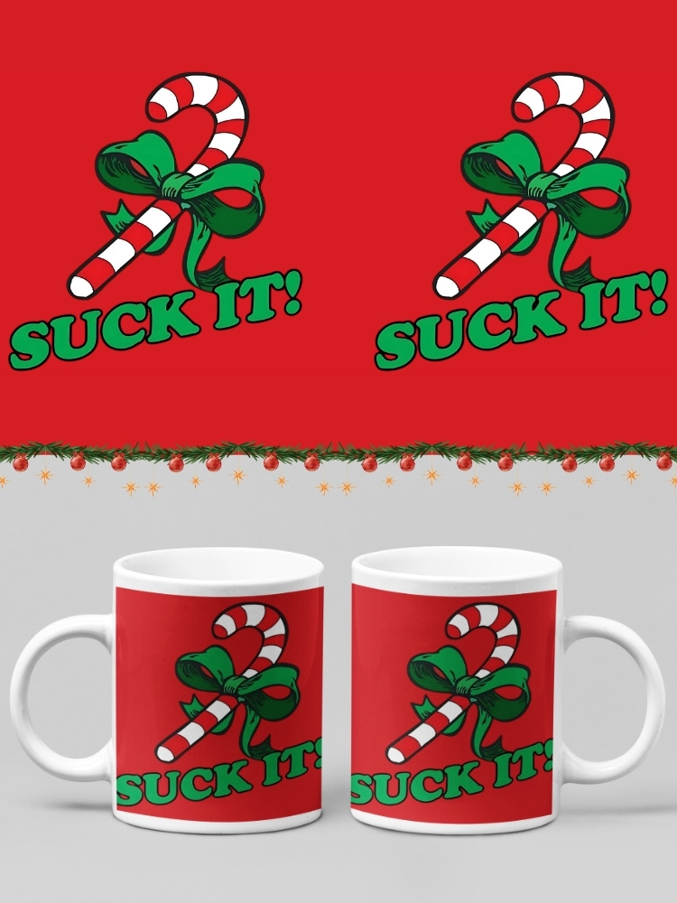 een ware foute kerst mok, de meeste foute kerst mok voor de feestdagen