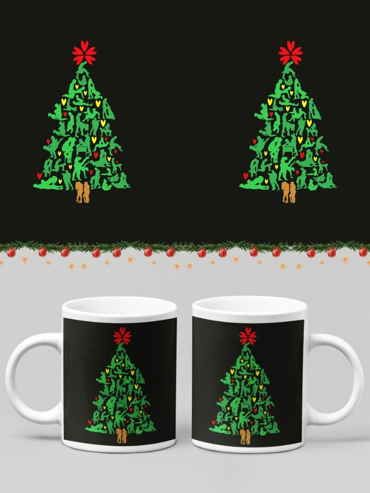 een ware foute kerst mok, de meeste foute kerst mok voor de feestdagen