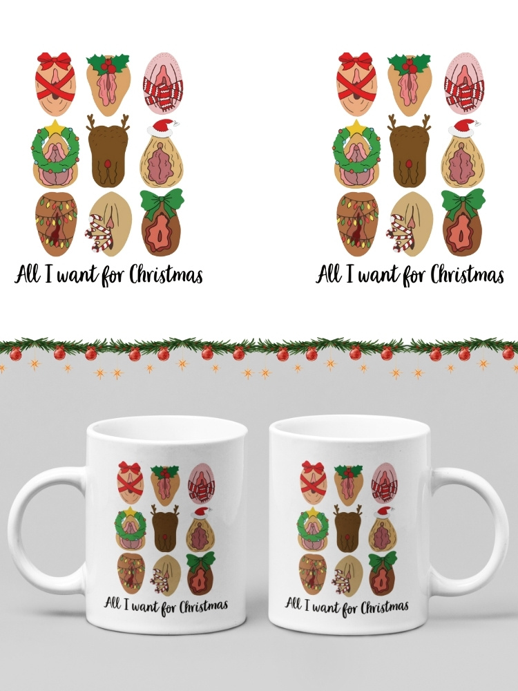 een ware foute kerst mok, de meeste foute kerst mok voor de feestdagen