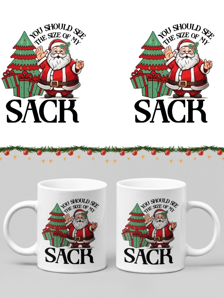 een ware foute kerst mok, de meeste foute kerst mok voor de feestdagen